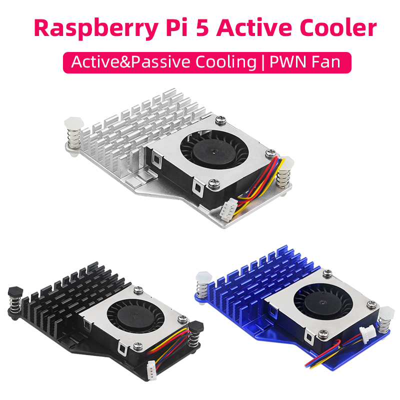 Pi Cooler - Raspberry Pi 5 Actieve Koeler Aluminium