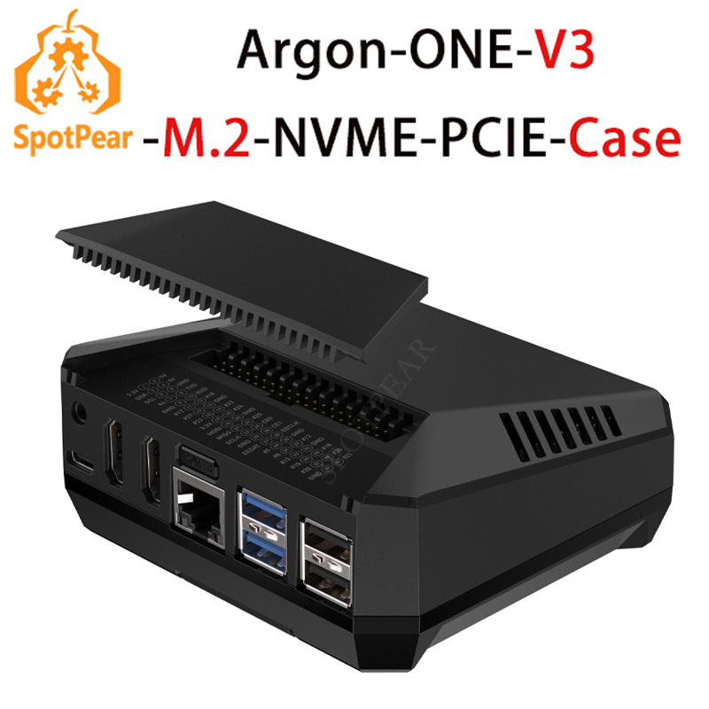 Pi 5 Case - Argon ONE V3 M.2 NVME-behuizing voor