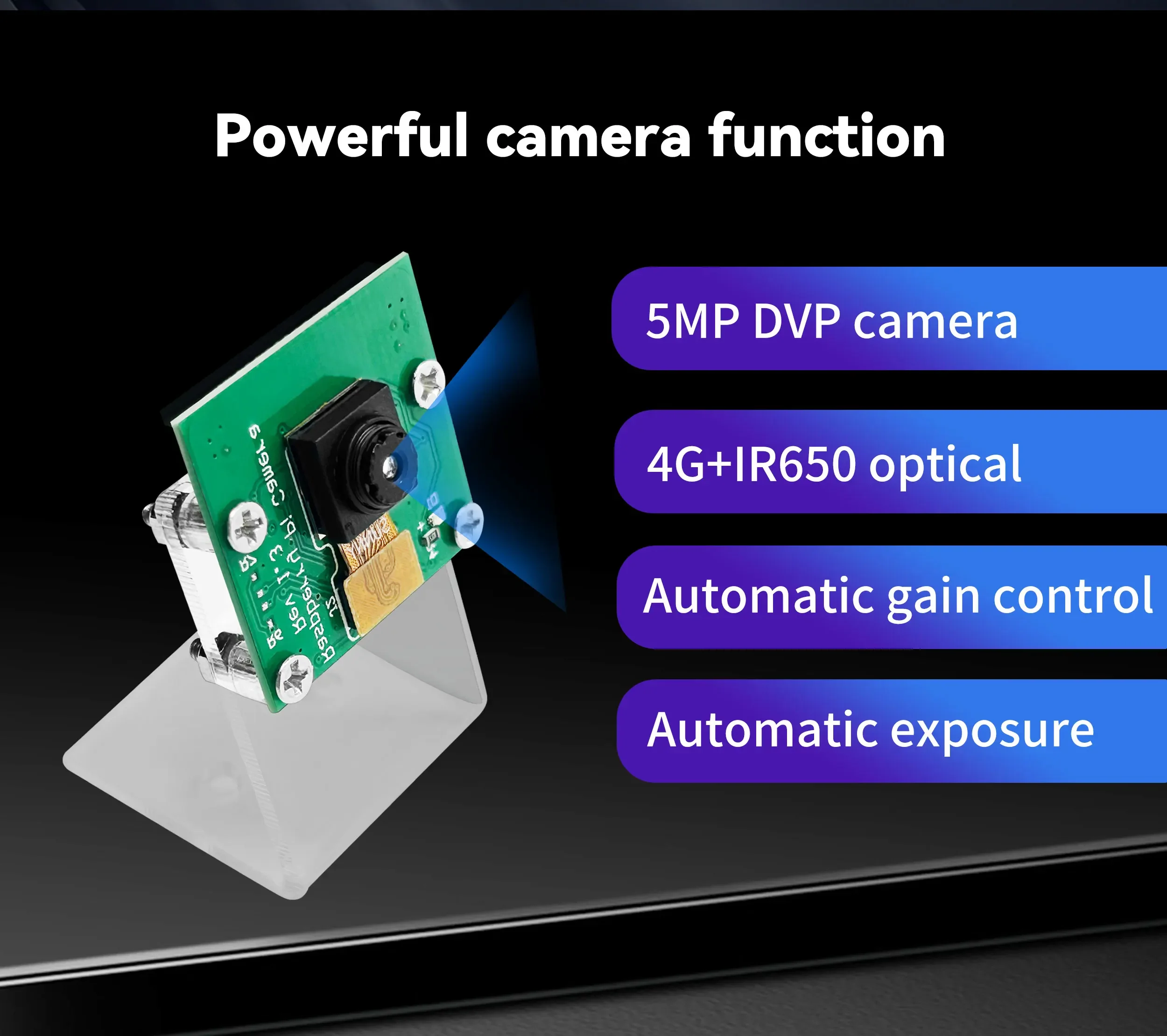 Pi Camera Module - Heltec Pi-CamLow HR01 Wi-Fi HaLow-module, 5MP-camera,
