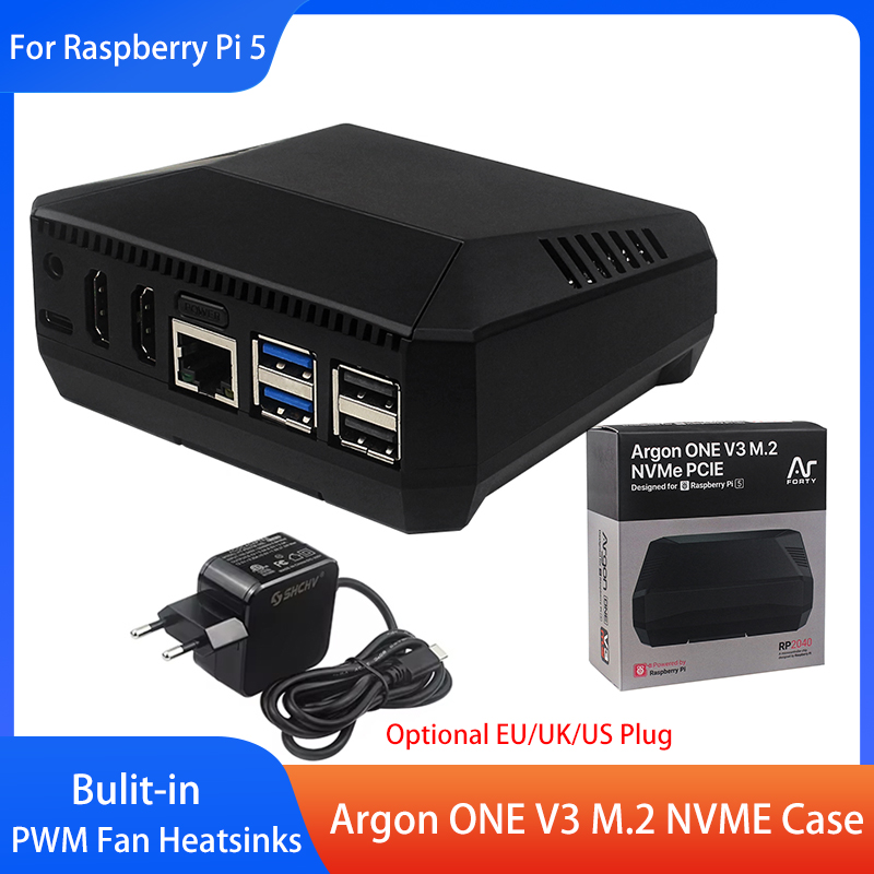 Pi Cooler - Argon ONE V3 M.2 NVME behuizing
