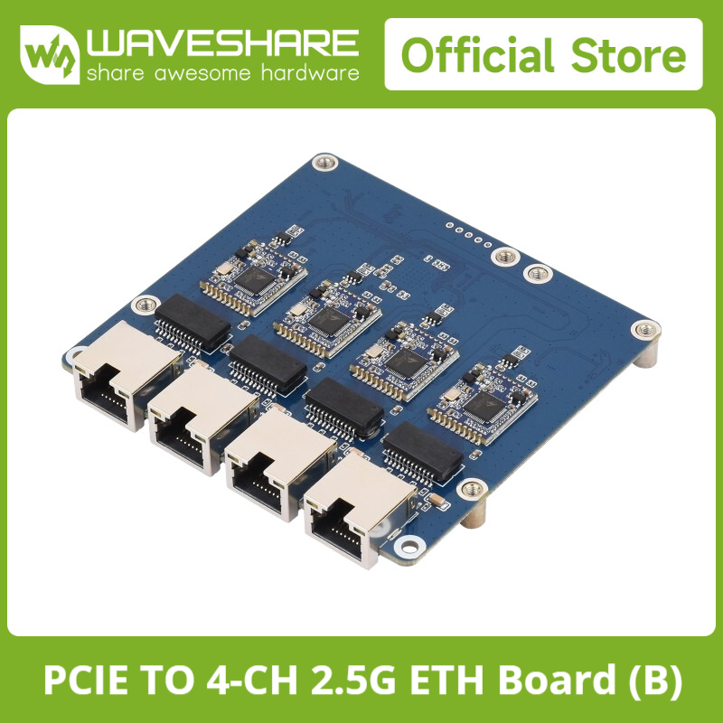Waveshare PCIe TO 4-kanaals Gi - Raspberry Pi 5 recensie en prijs