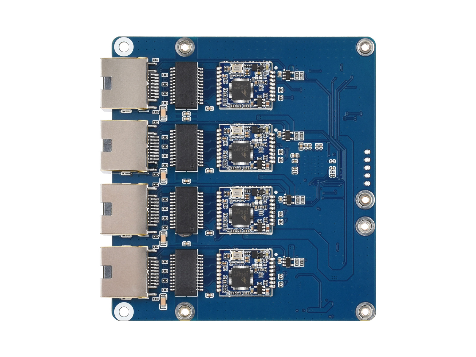 Waveshare PCIe TO 4-kanaals Gi - Raspberry Pi 5 recensie en prijs