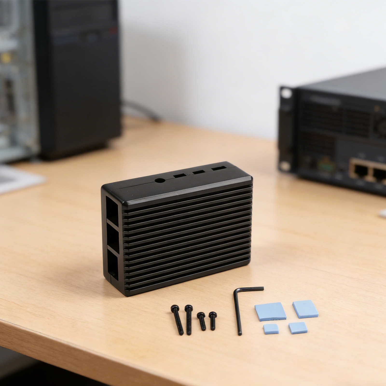 Beschermende behuizing van alu - Pi 4 Case recensie en prijs