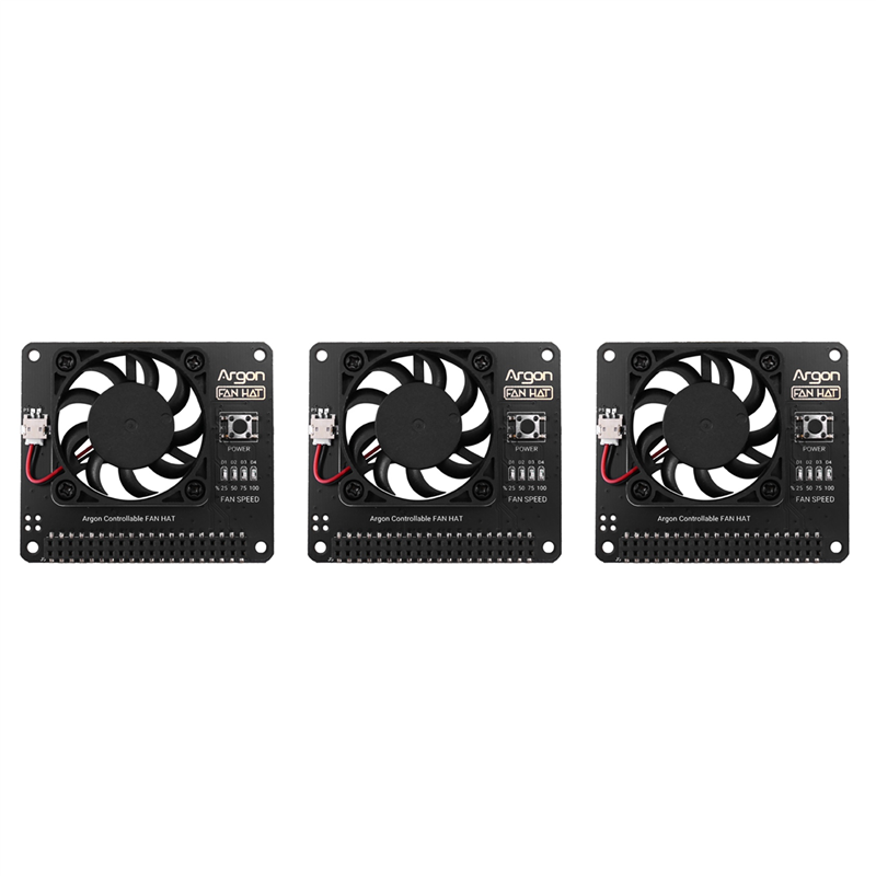 New-3X Argon Fan HOED Voor Ras - Raspberry Pi 4 recensie en prijs