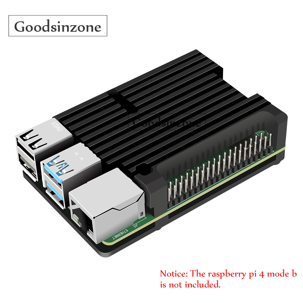 Armor aluminium behuizing voor - Pi 4 Case recensie en prijs
