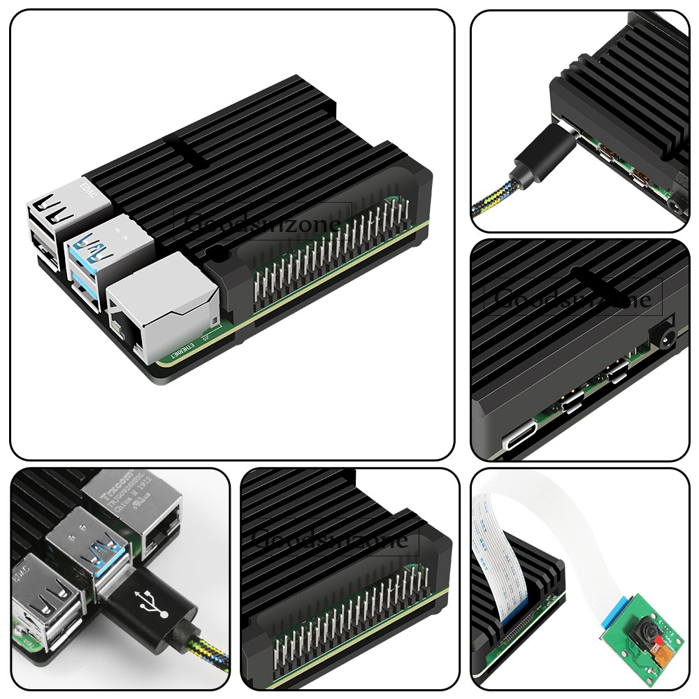 Armor aluminium behuizing voor - Pi 4 Case recensie en prijs