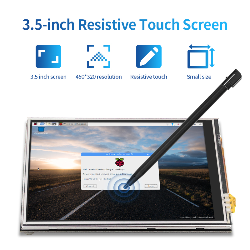 3.5 Inch Raspberry Pi 4 Touch  - Pi Cooler recensie en prijs