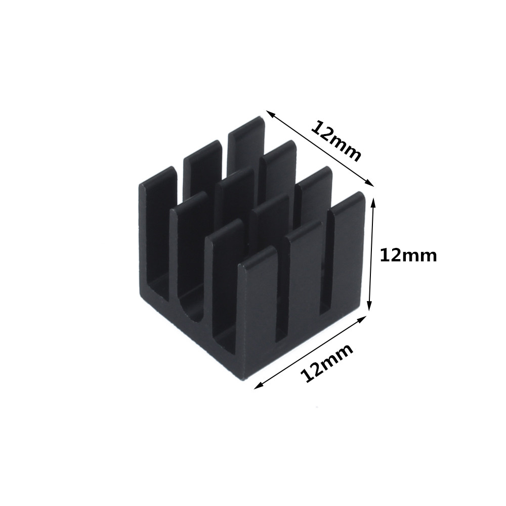 12x12x12mm 50 stuks Aluminium  - Pi Cooler recensie en prijs