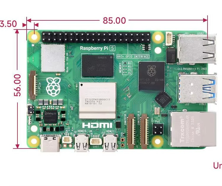 De Raspberry Pi 5 beschikt ove - Raspberry Pi 5 recensie en prijs