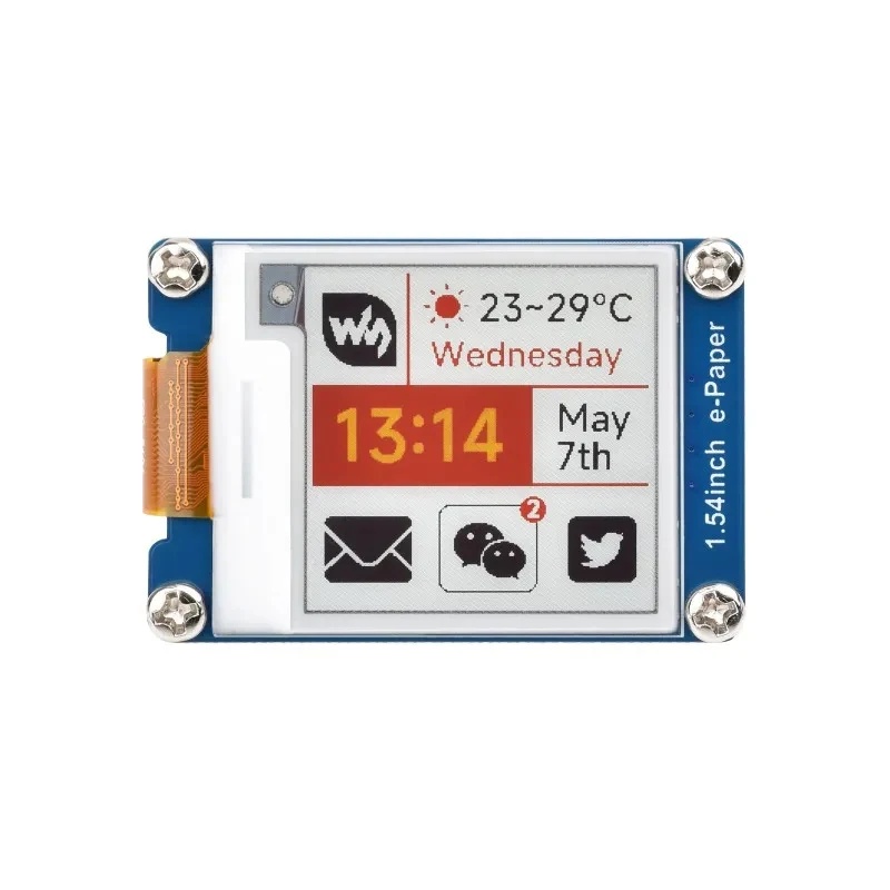 1,54 inch E-Paper displaymodul - Pi Display recensie en prijs